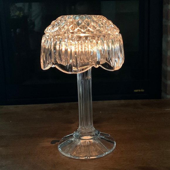 Other - Vintage 2 Piece Crystal Pedestal Tea Light/Votive Candle Holder